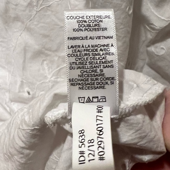 Express White Peplum Tank Top - Picture 7 of 7